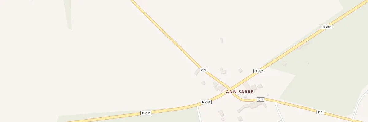 Plan du 100 Lann Sarre à Locmalo