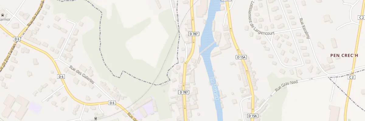 Plan du 27 Rue de la Presqu’Ile à Pontrieux