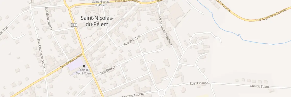 Plan du 3 Rue Laennec à Saint-Nicolas-du-Pélem