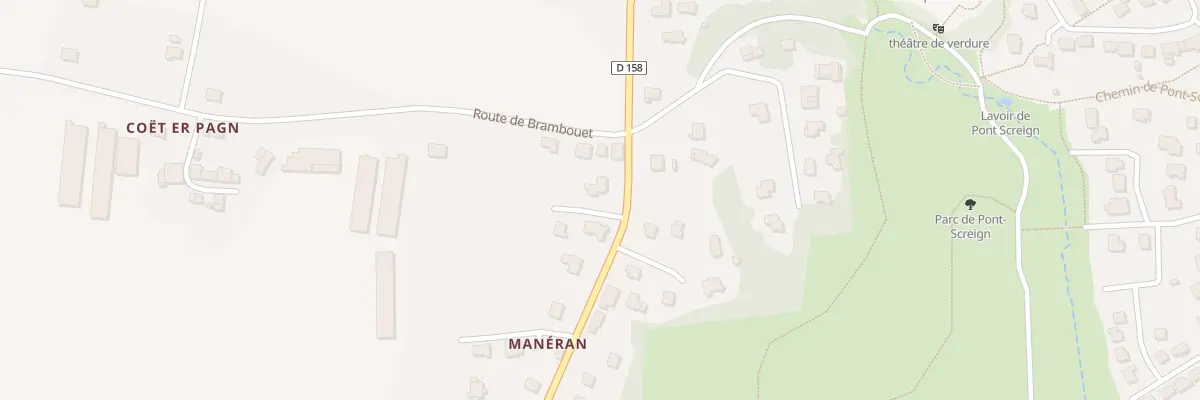 Plan du 1B Rue de Manéran à Languidic