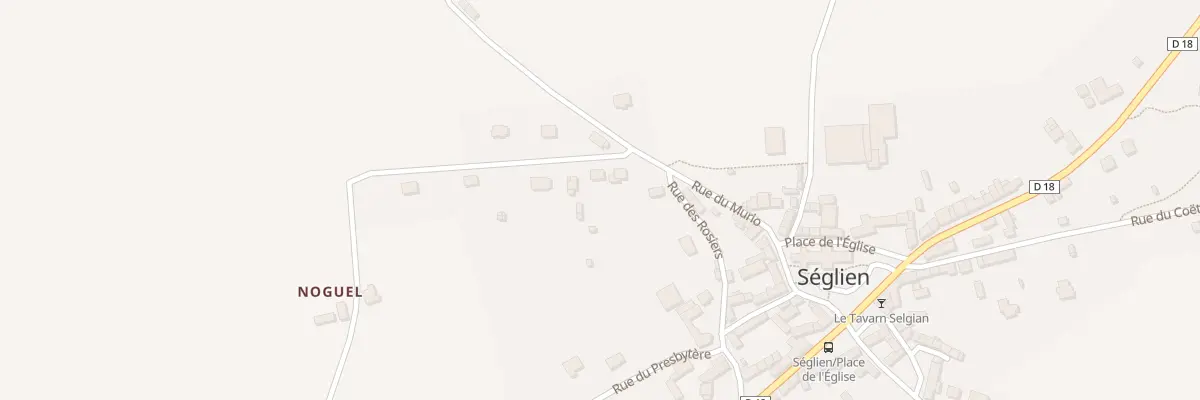 Plan du 4 Rue de Noguel à Séglien