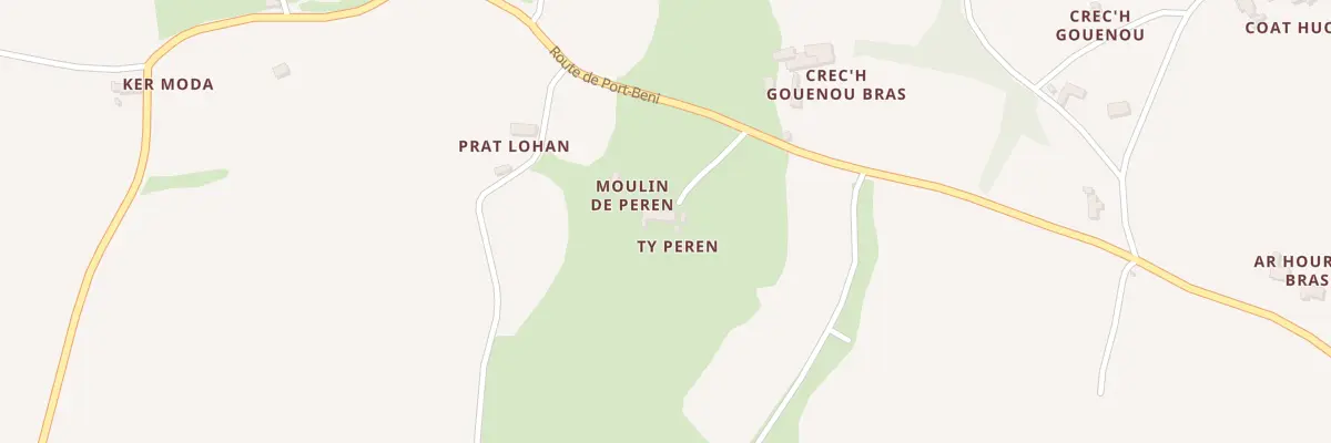 Plan du 5826 Ty Peren à Pleubian