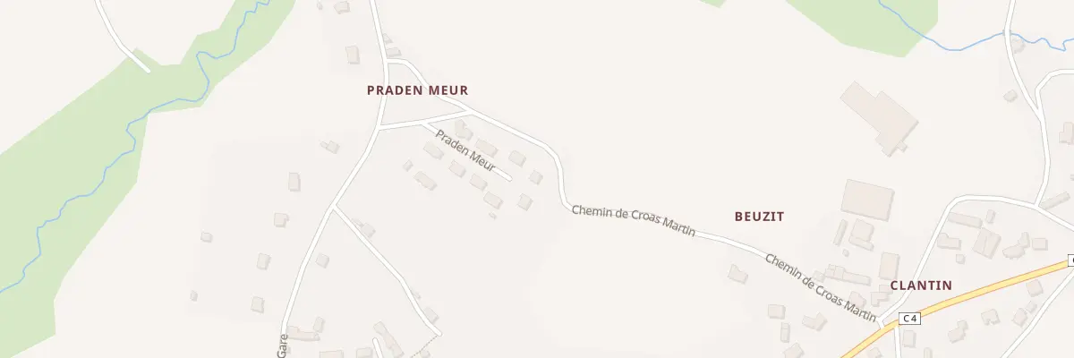 Plan du 4 Praden Meur à Trégonneau