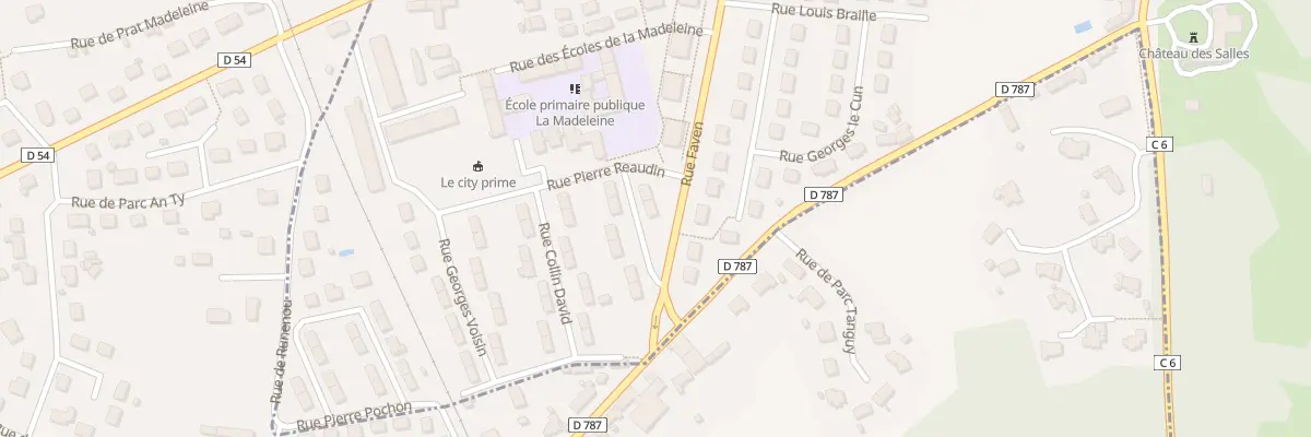 Plan du 2 Rue Alphonse LE HENAFF à Guingamp