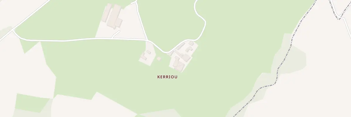 Plan du 5023 Keriou à Magoar
