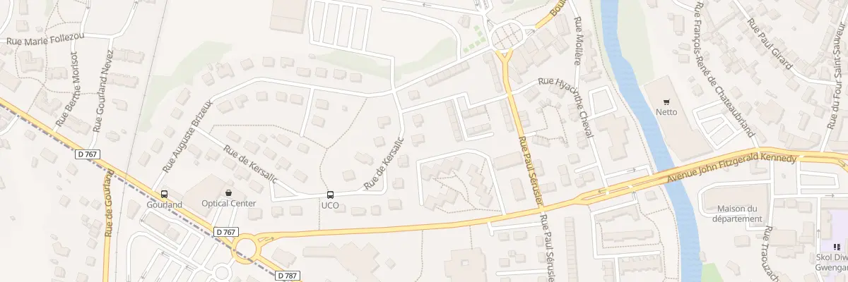 Plan du 30 Rue de Kersalic à Guingamp