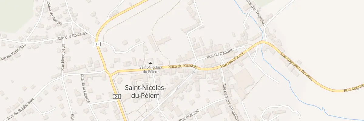 Plan du 9 Pl du Kreisker à Saint-Nicolas-du-Pélem