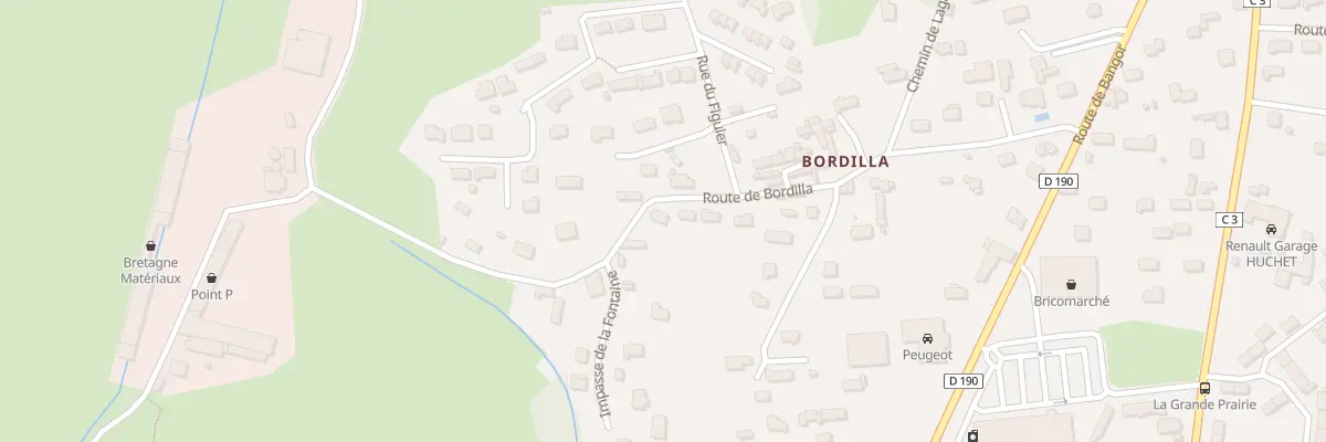 Plan du 6164 Bordilla au Palais