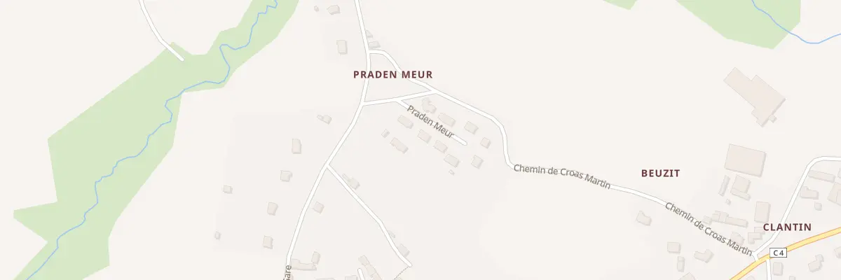 Plan du 8 Praden Meur à Trégonneau