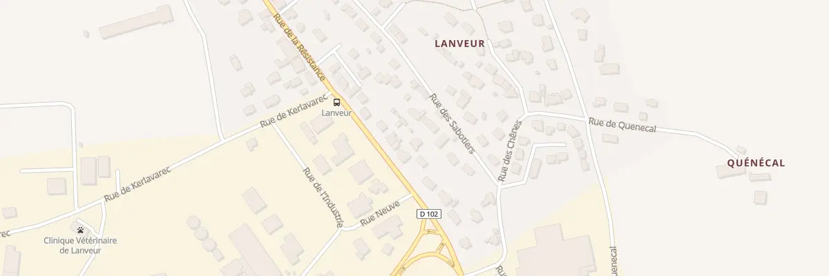 Plan du 14B Rue de la Résistance à Languidic