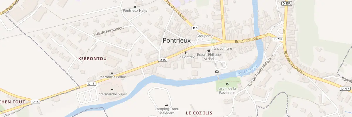 Plan du 7 Rue de l’Eperonnerie à Pontrieux