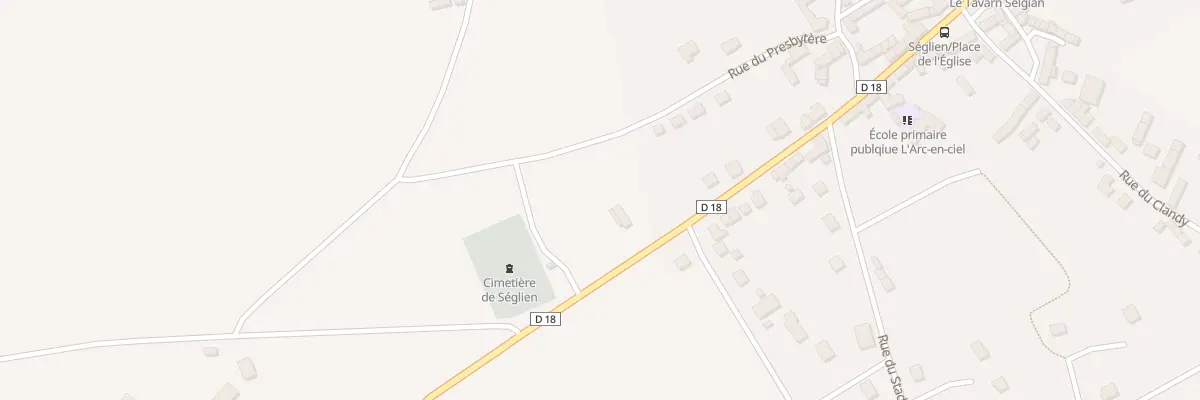 Plan du 27 Rue Yves le Calvé à Séglien