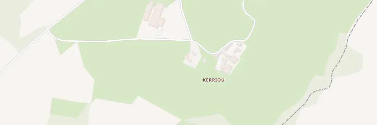 Plan du 5020 Keriou à Magoar