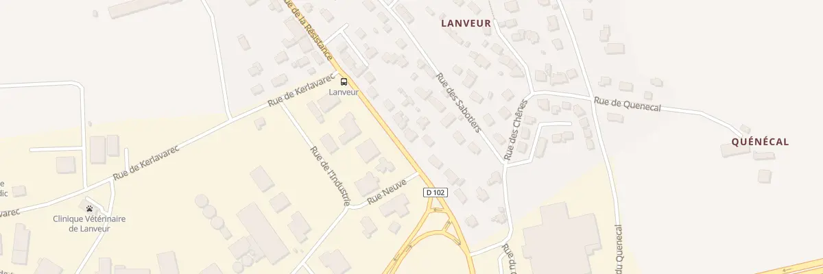 Plan du 14 Rue de la Résistance à Languidic