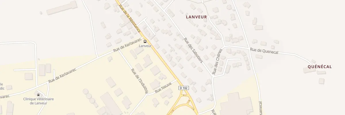 Plan du 16 Rue de la Résistance à Languidic