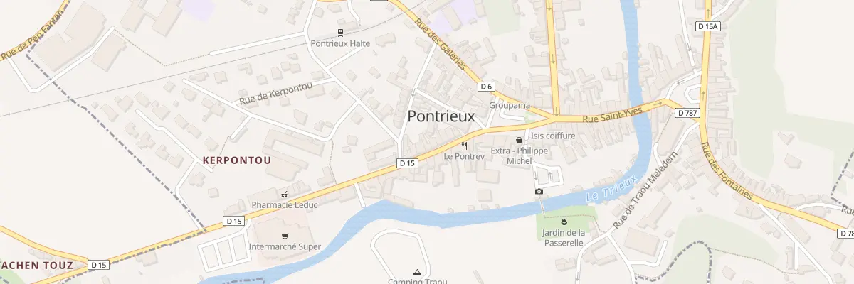 Plan du 12 Rue de l’Eperonnerie à Pontrieux