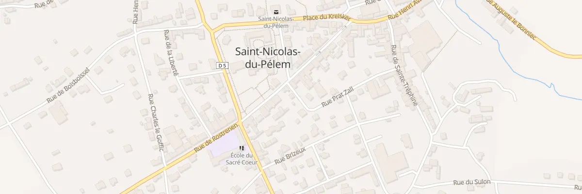 Plan du 2B Rue Prat Zall à Saint-Nicolas-du-Pélem