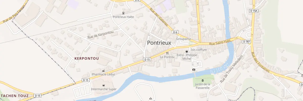 Plan du 14 Rue de l’Eperonnerie à Pontrieux