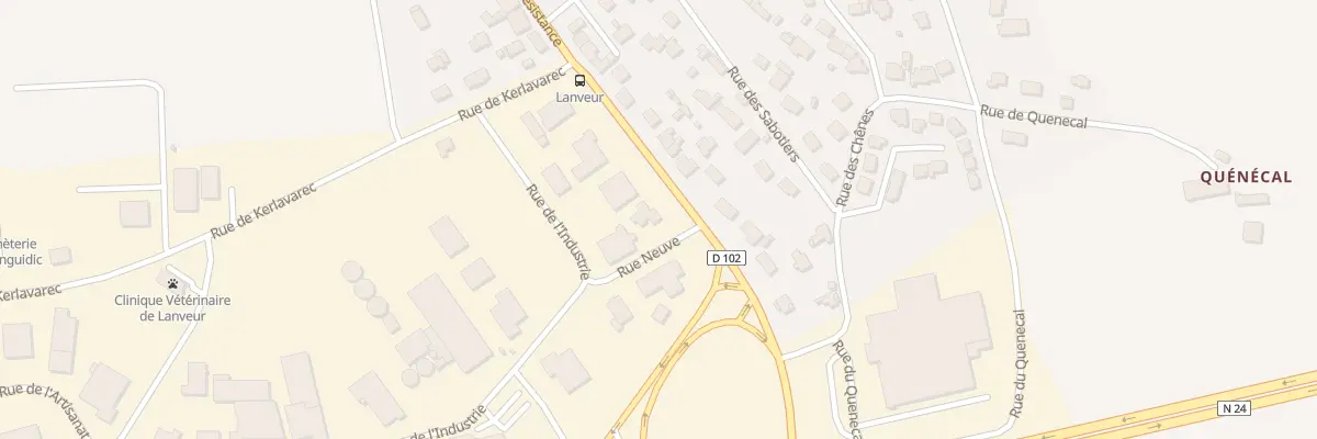 Plan du 1B Rue de la Résistance à Languidic