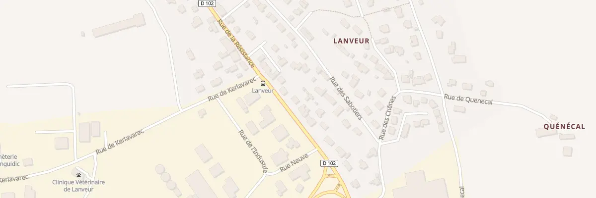 Plan du 20 Rue de la Résistance à Languidic