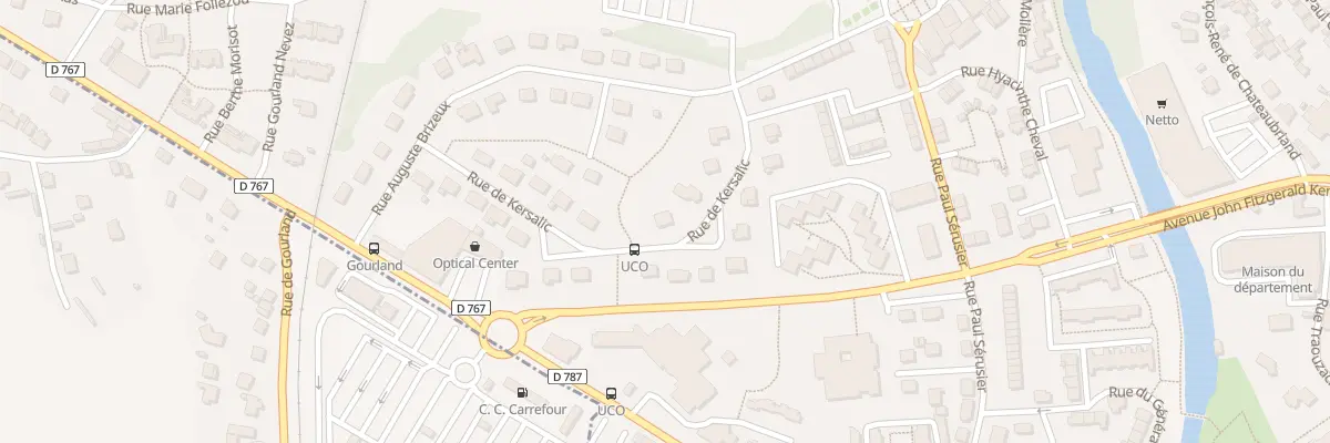 Plan du 11 Rue de Kersalic à Guingamp