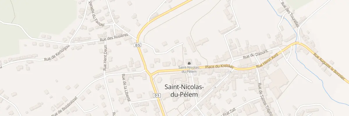 Plan du 8 Rue de Boisboissel à Saint-Nicolas-du-Pélem