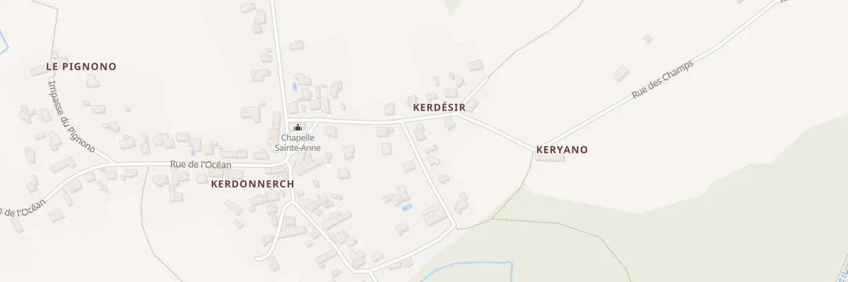 Plan du 50 Rue du Ouerch à Belz