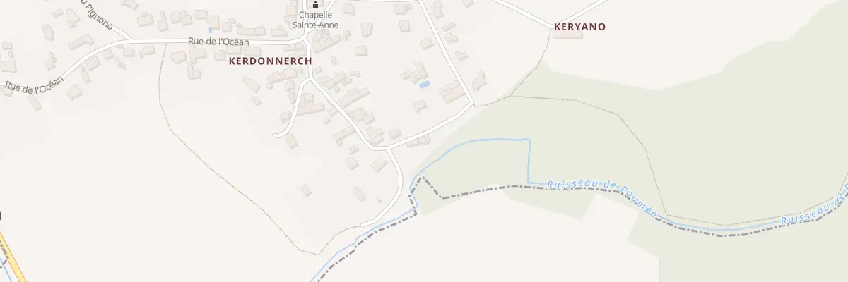 Plan du 36 Rue du Ouerch à Belz