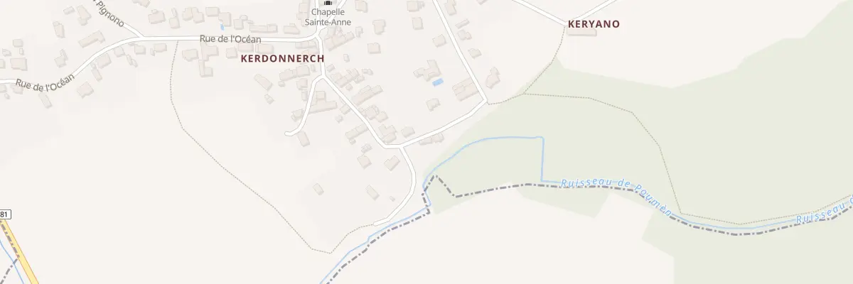 Plan du 5909 Rue du Ouerch à Belz