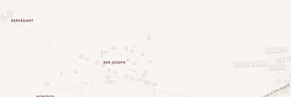 Plan du 5270 Ker Joseph à Silfiac