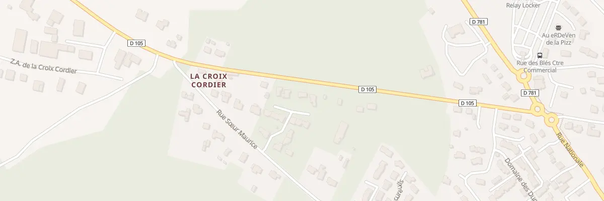 Plan du 5875 Rue Soeur Maurice à Erdeven