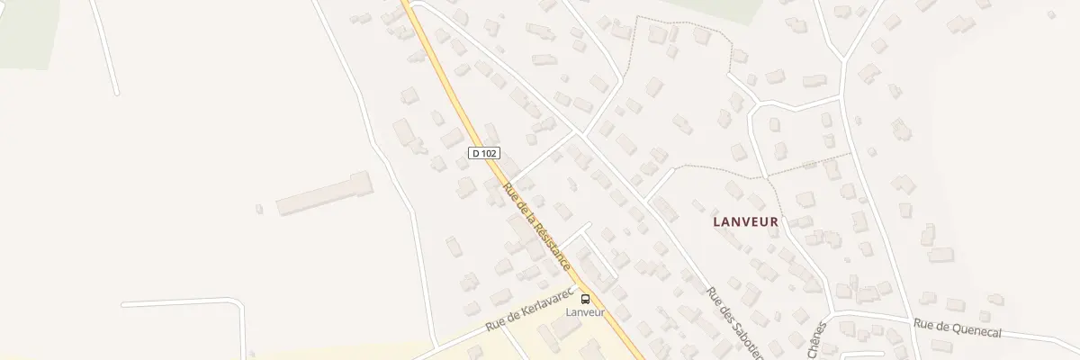 Plan du 34 Rue de la Résistance à Languidic
