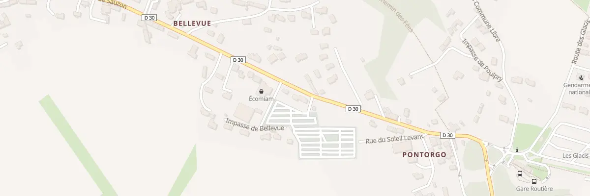 Plan du 547 Rte de Sauzon au Palais