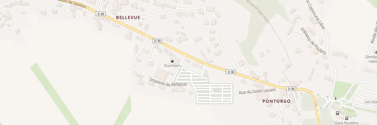 Plan du 553 Rte de Sauzon au Palais