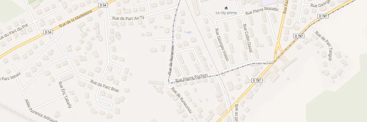 Plan du 6 Rue Francois Dobet à Guingamp