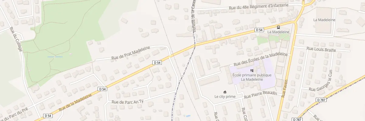 Plan du 63 Rue de la Madeleine à Grâces