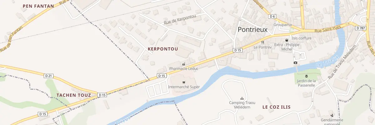 Plan du 22B Rue de l’Eperonnerie à Pontrieux