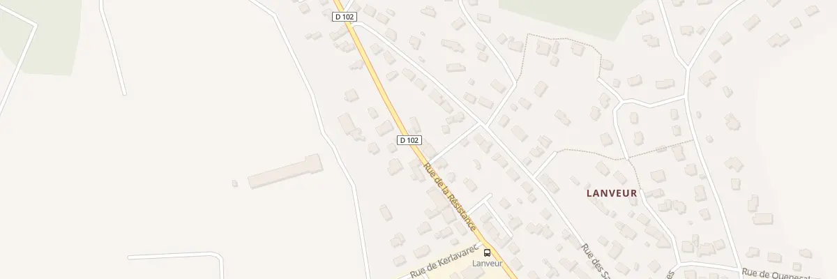 Plan du 40 Rue de la Résistance à Languidic