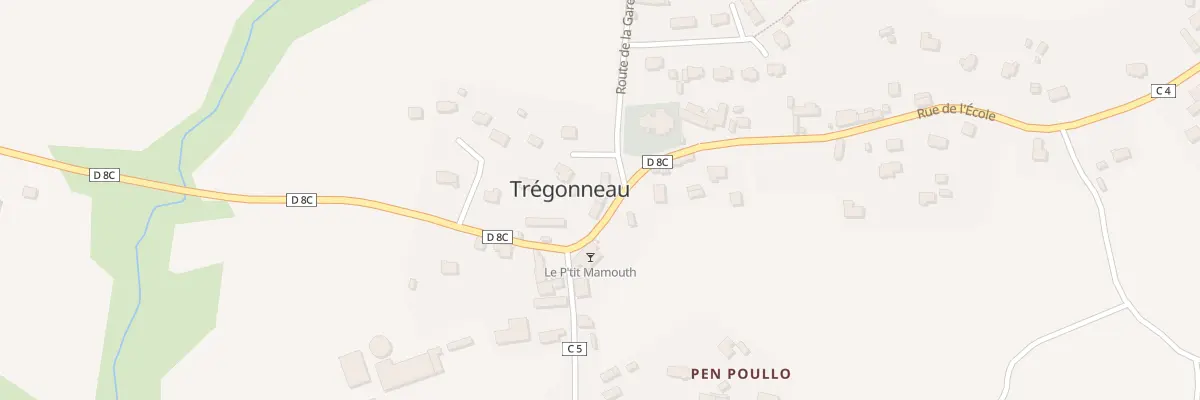 Plan du 10 Pl du Bourg à Trégonneau