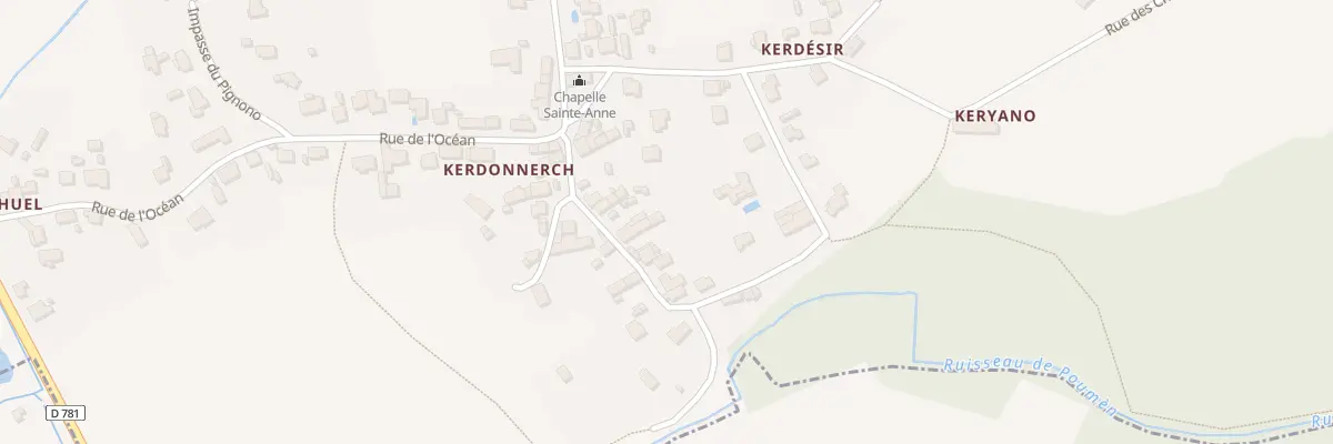 Plan du 21T Rue du Ouerch à Belz