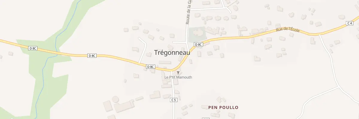 Plan du 12 Pl du Bourg à Trégonneau