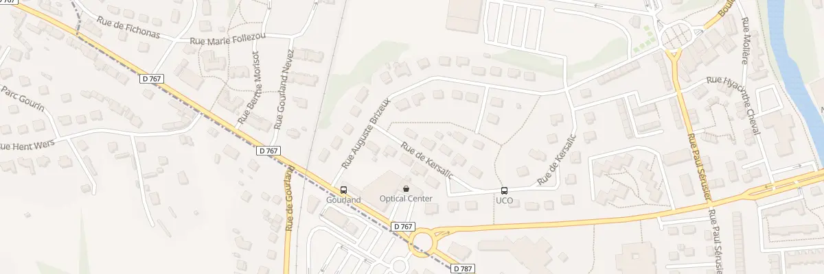 Plan du 1 Rue de Kersalic à Guingamp