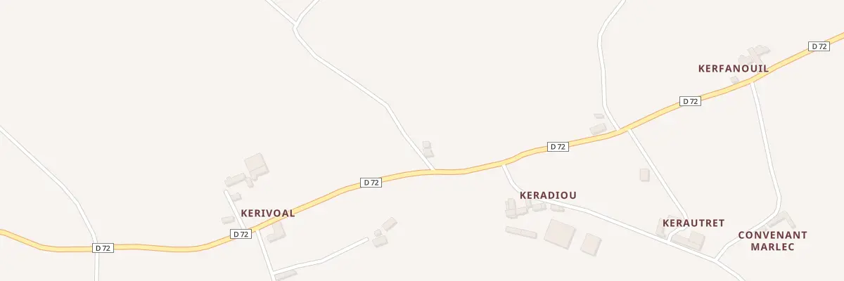 Plan du 5387 Keradiou à Pleudaniel