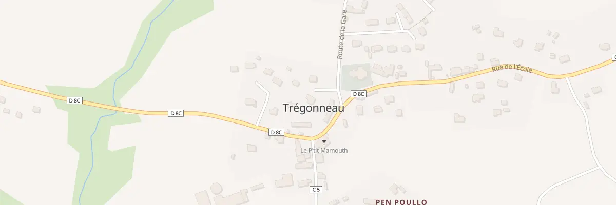 Plan du 6 Pl du Bourg à Trégonneau