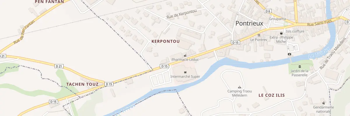 Plan du 24 Rue de l’Eperonnerie à Pontrieux