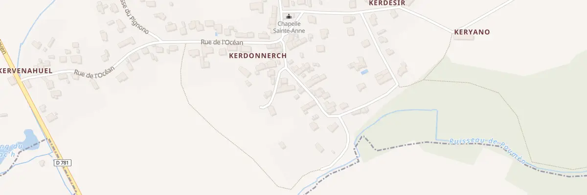 Plan du 10 Rue du Ouerch à Belz