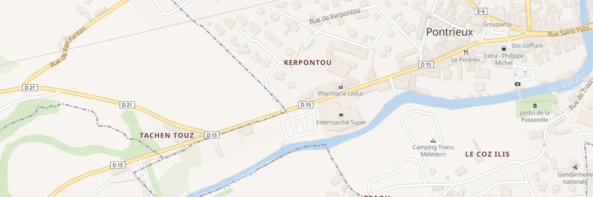 Plan du 26 Rue de l’Eperonnerie à Pontrieux