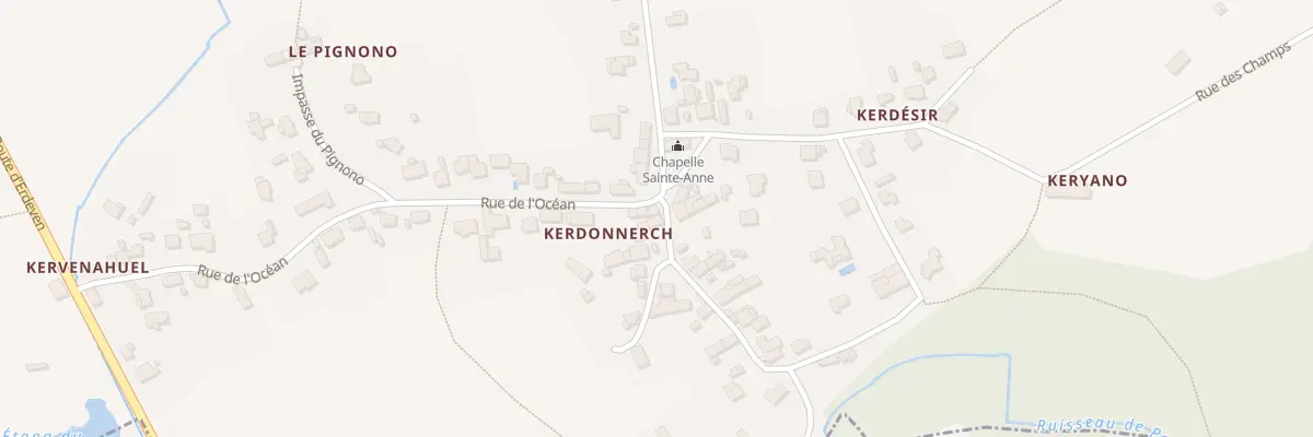 Plan du 2B Rue du Ouerch à Belz