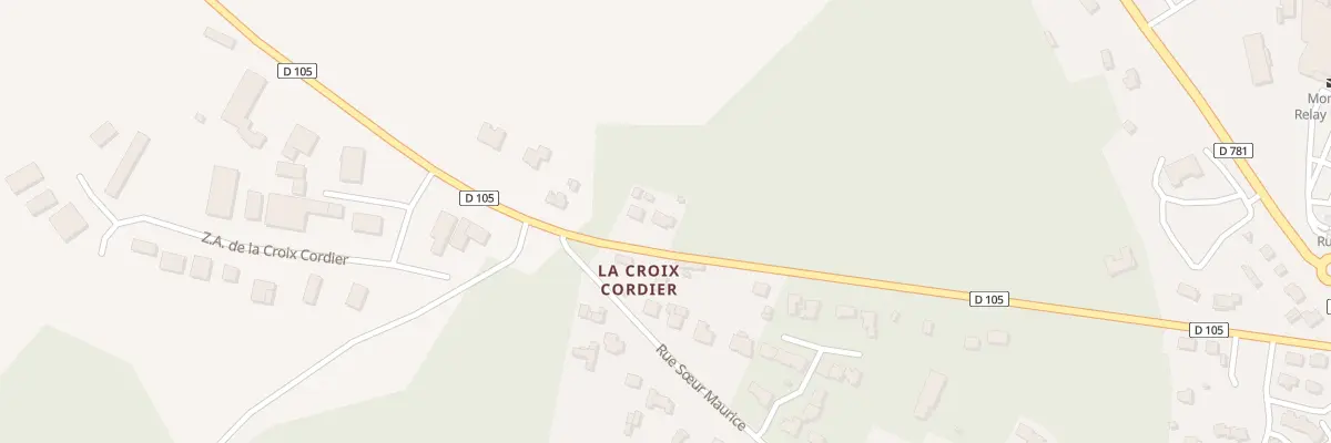 Plan du 40 Rue de la Croix Cordier à Erdeven