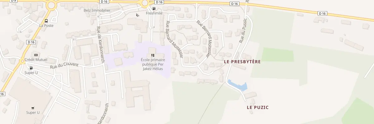 Plan du 9 Rue Bernard Moitessier à Belz